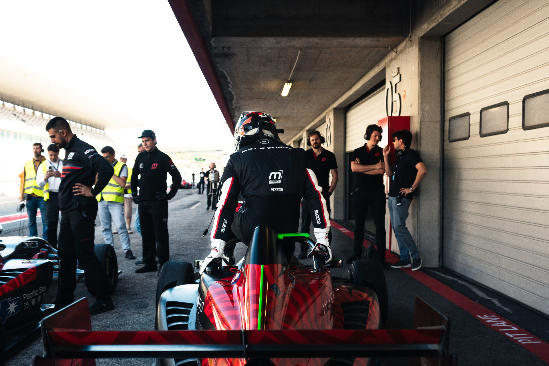 Salida del garage